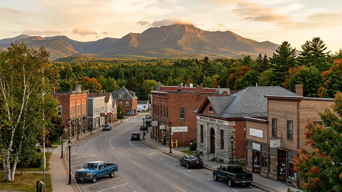 Public restroom locations mapped in Millinocket, Maine — 4 facilities across zip codes 04462