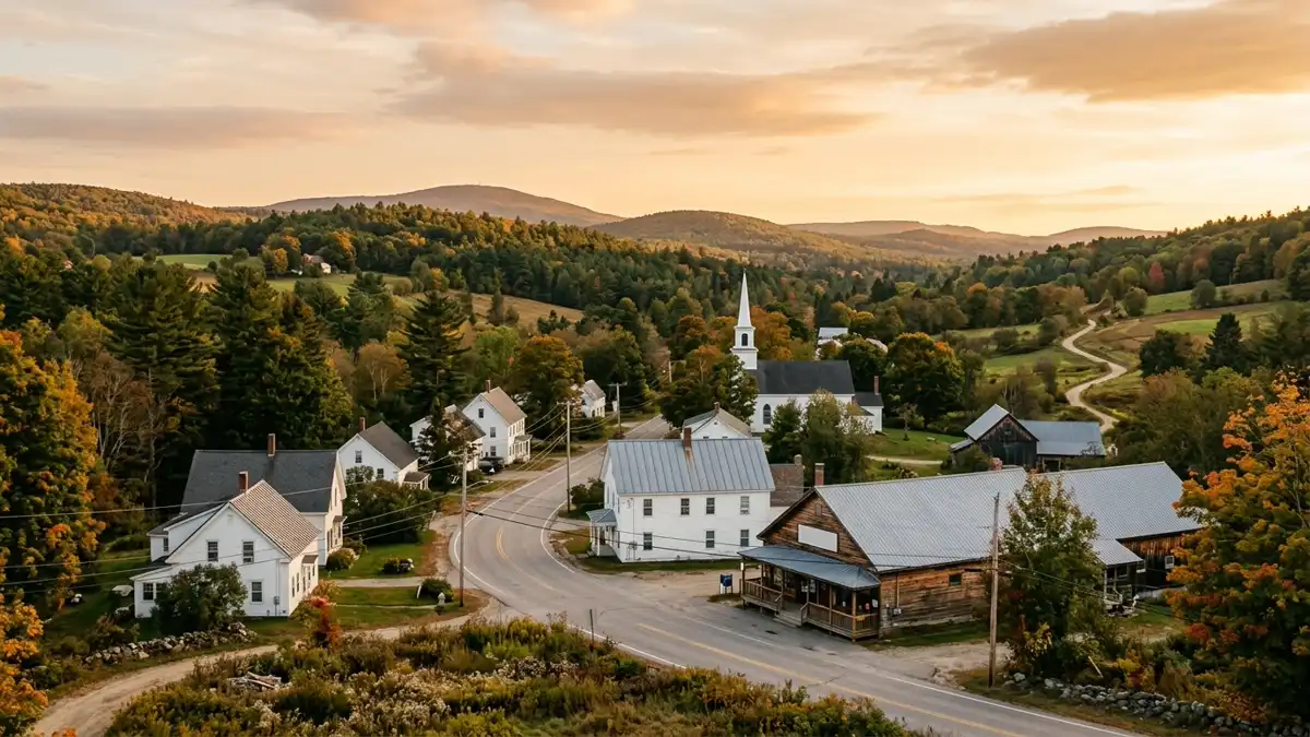 Public restroom locations mapped in Montville, Maine — 4 facilities across the city