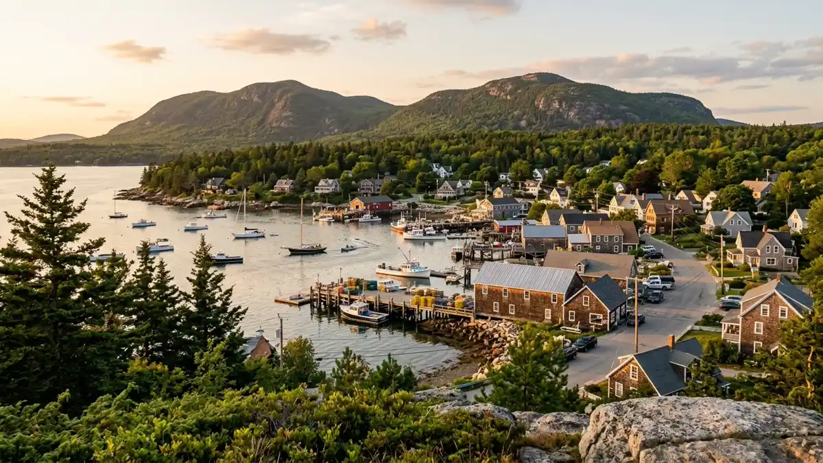 Public restroom locations mapped in Southwest Harbor, Maine — 59 facilities across zip codes 04653, 04660, 04679