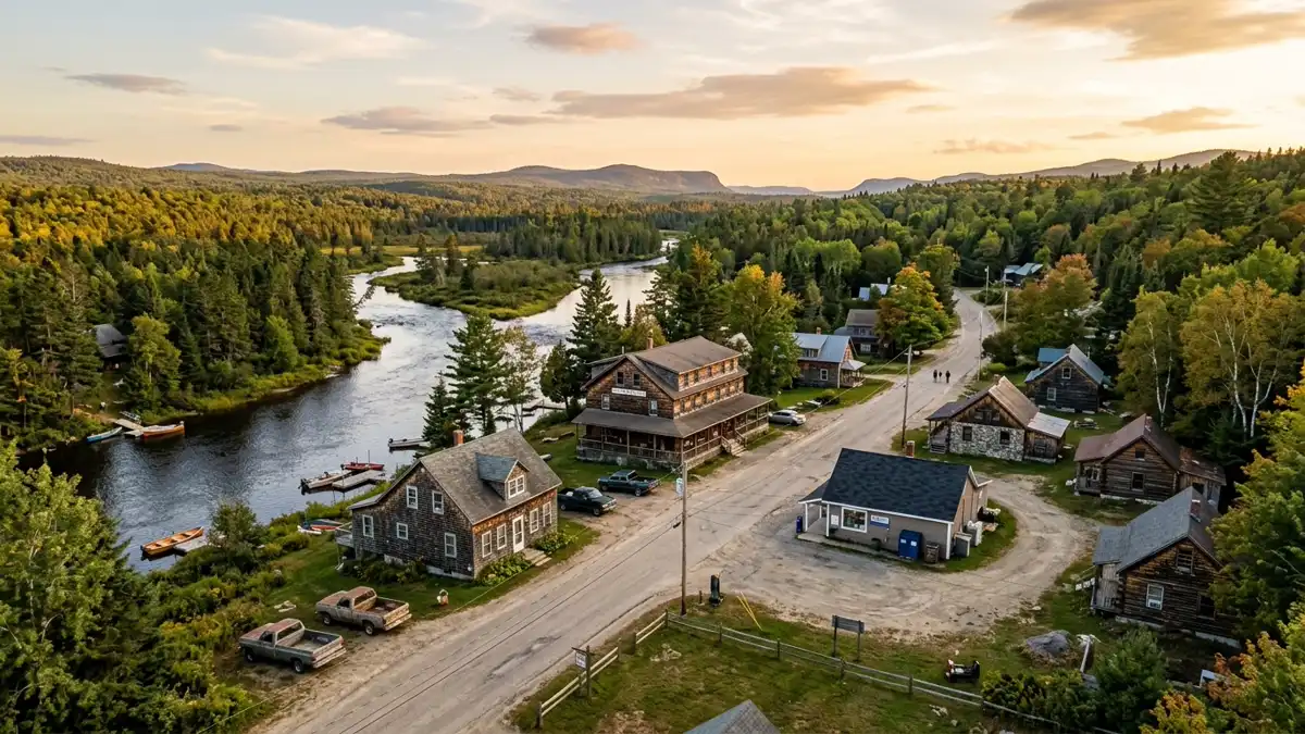 Public restroom locations mapped in T2 R9 Wels, Maine — 6 facilities across the city