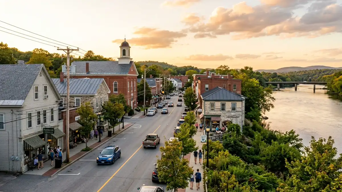 Public restroom locations mapped in Topsham, Maine — 15 facilities across zip codes 04086