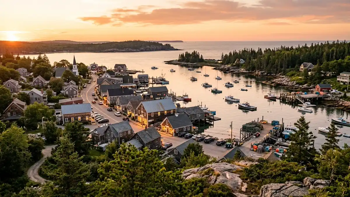 Public restroom locations mapped in Winter Harbor, Maine — 60 facilities across zip codes 04613, 04693