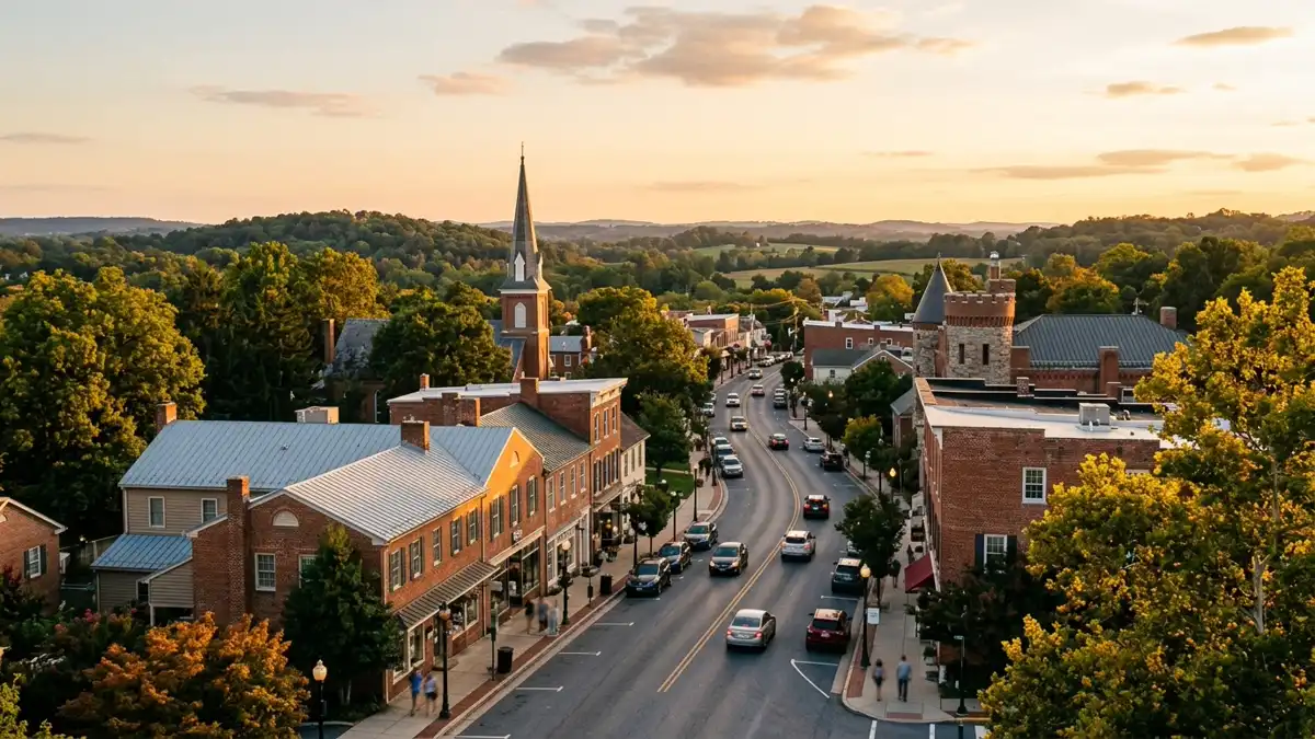 Public restroom locations mapped in Bel Air, Maryland — 18 facilities across zip codes 21014, 21015