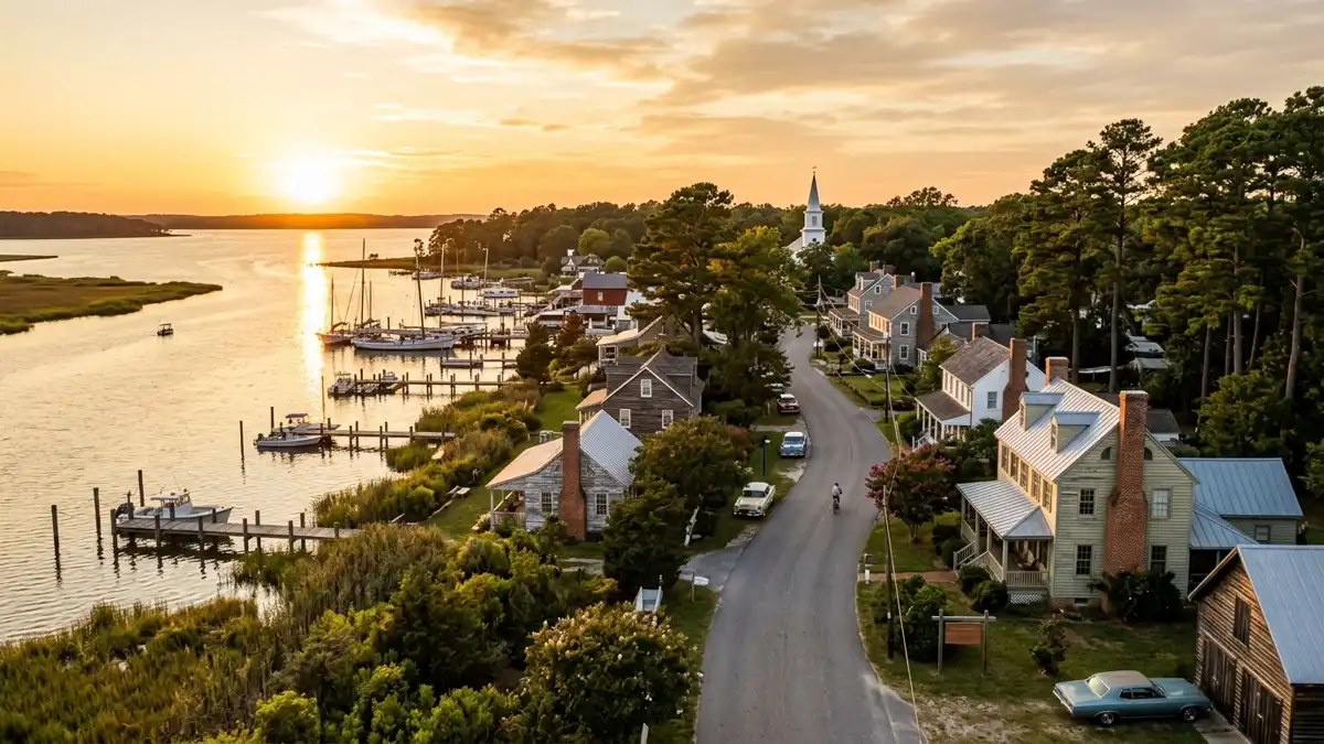 Public restroom locations mapped in Choptank Pines, Maryland — 4 facilities across zip codes 21636
