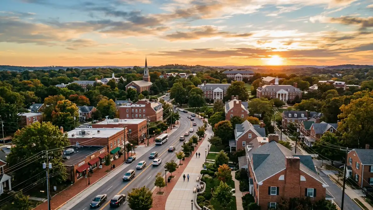Public restroom locations mapped in College Park, Maryland — 15 facilities across zip codes 20740, 20742