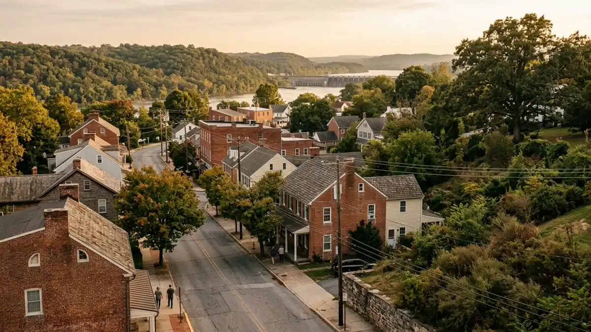 Public restroom locations mapped in Conowingo Village, Maryland — 4 facilities across zip codes 21918