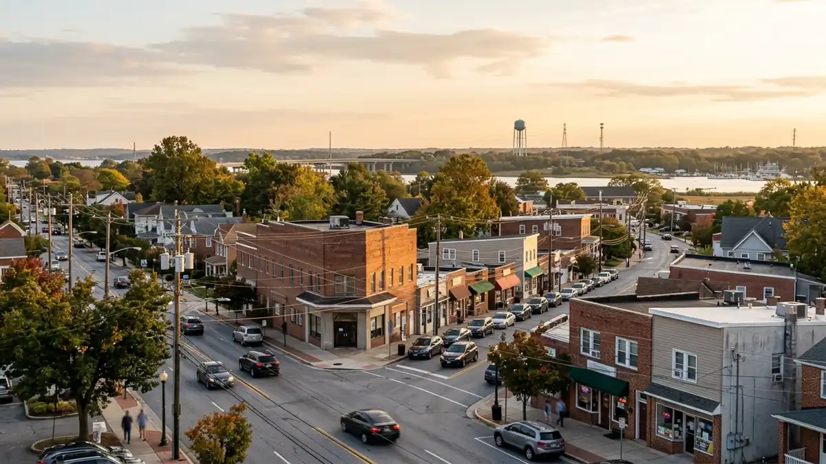 Public restroom locations mapped in Essex, Maryland — 19 facilities across zip codes 21221