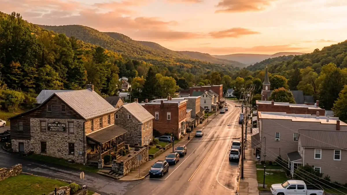 Public restroom locations mapped in Grantsville, Maryland — 4 facilities across zip codes 21536