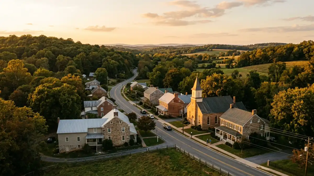 Public restroom locations mapped in Lyn Woods, Maryland — 8 facilities across zip codes 21641