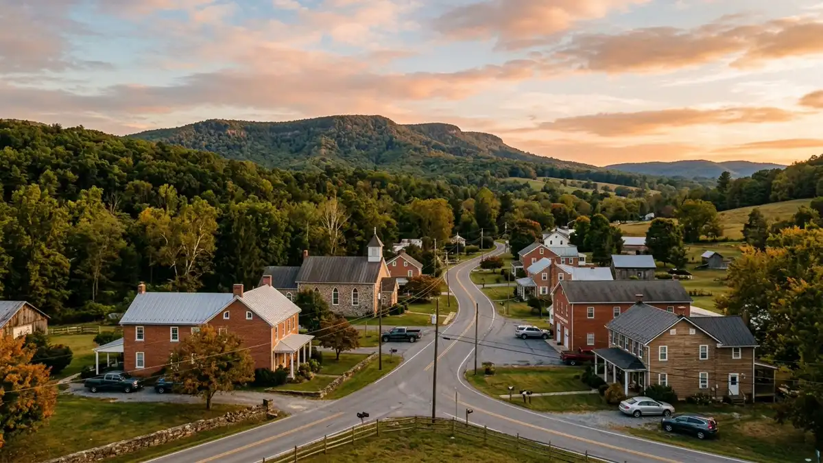 Public restroom locations mapped in Mount Lena, Maryland — 4 facilities across zip codes 21713