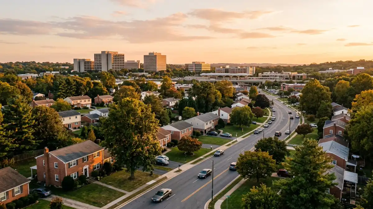 Public restroom locations mapped in New Carrollton, Maryland — 4 facilities across zip codes 20784