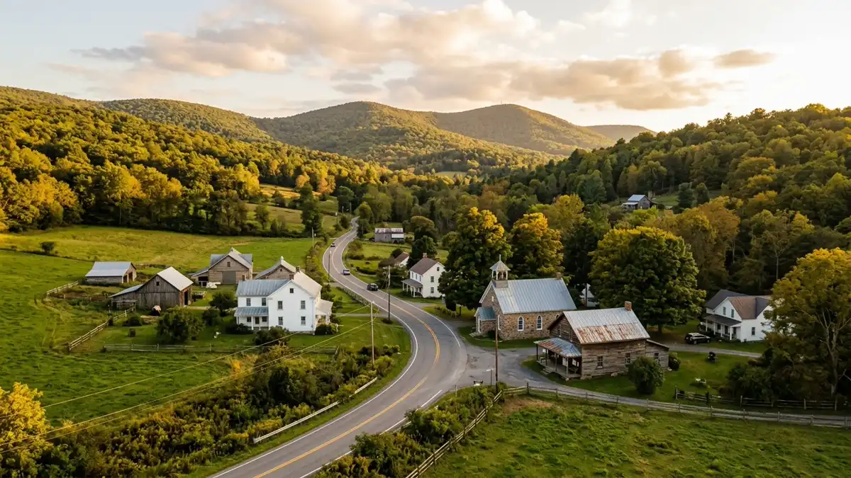 Public restroom locations mapped in New Germany, Maryland — 4 facilities across zip codes 21536