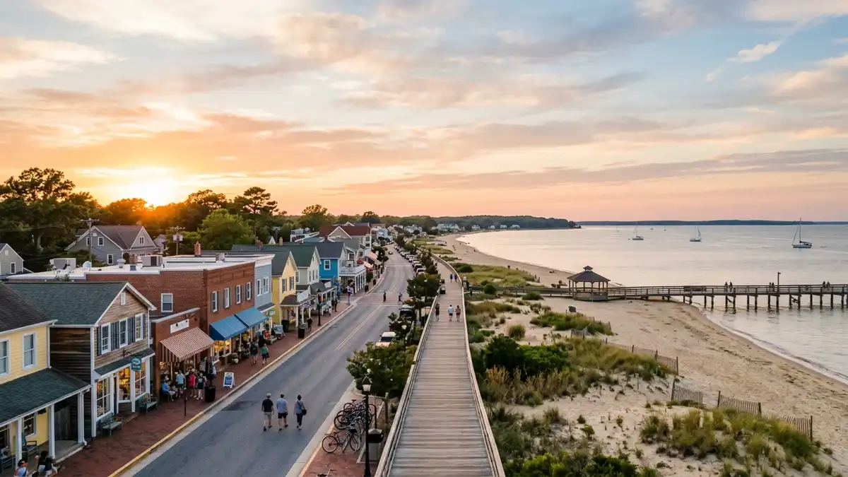 Public restroom locations mapped in North Beach, Maryland — 5 facilities across zip codes 20714, 20736