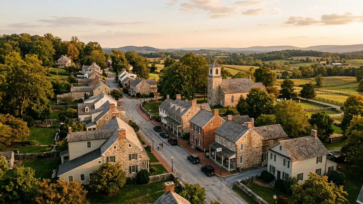 Public restroom locations mapped in Penwick Village, Maryland — 4 facilities across zip codes 20754