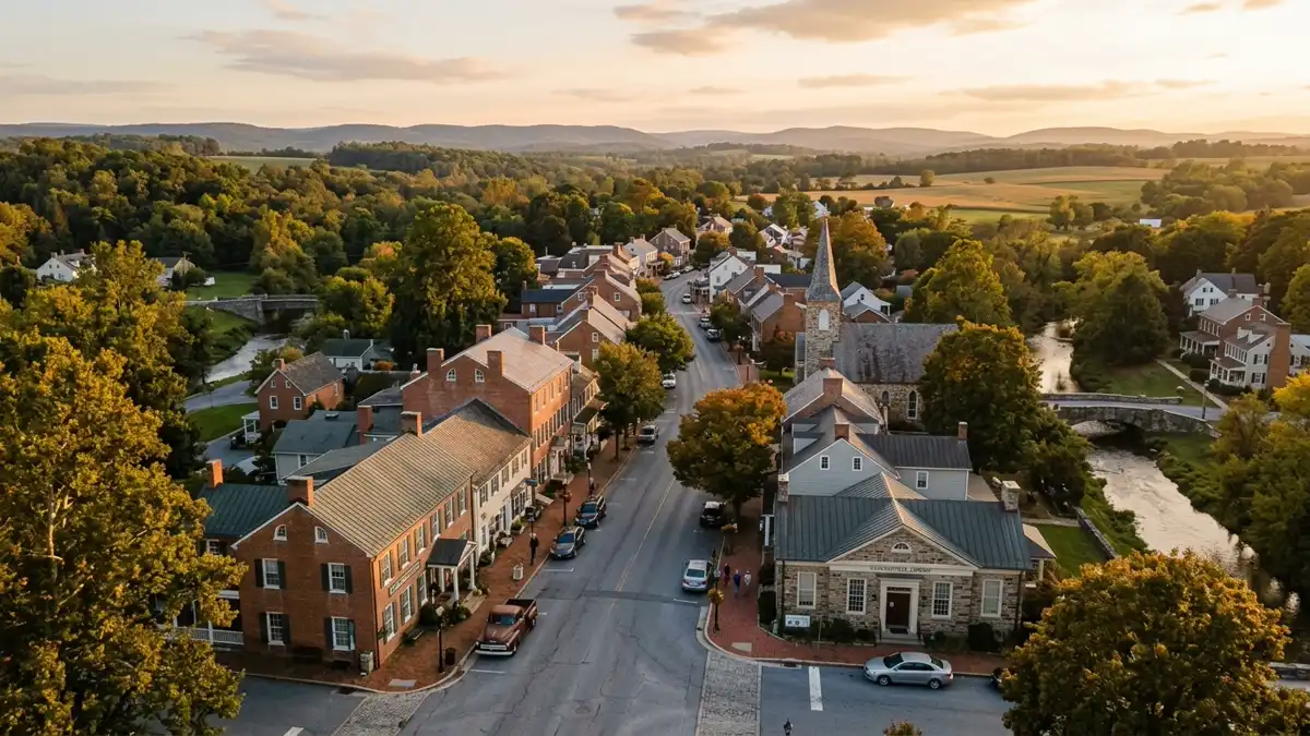 Public restroom locations mapped in Pleasantville, Maryland — 1 facility across zip codes 25410
