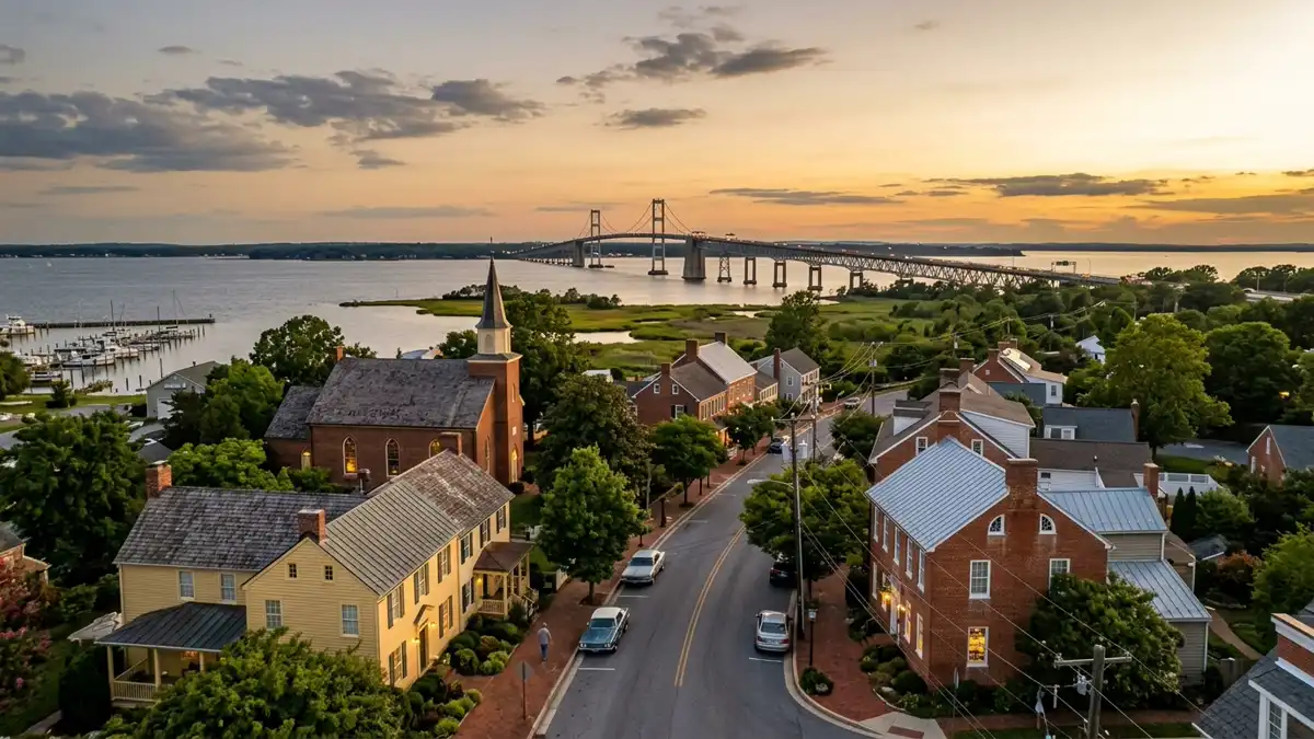 Public restroom locations mapped in Stevensville, Maryland — 7 facilities across zip codes 21666