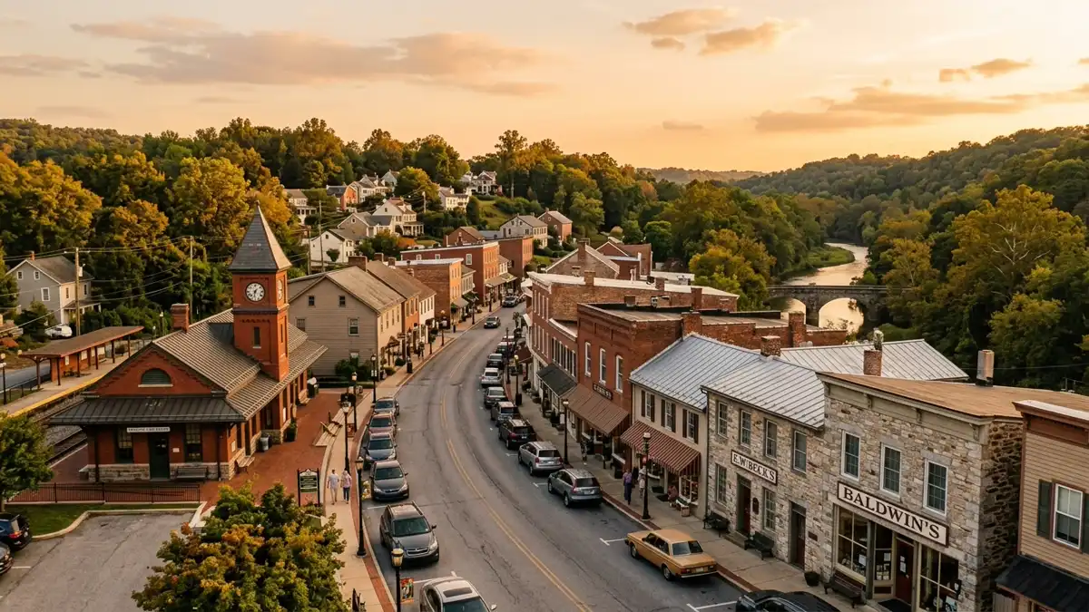 Public restroom locations mapped in Sykesville, Maryland — 5 facilities across zip codes 21784