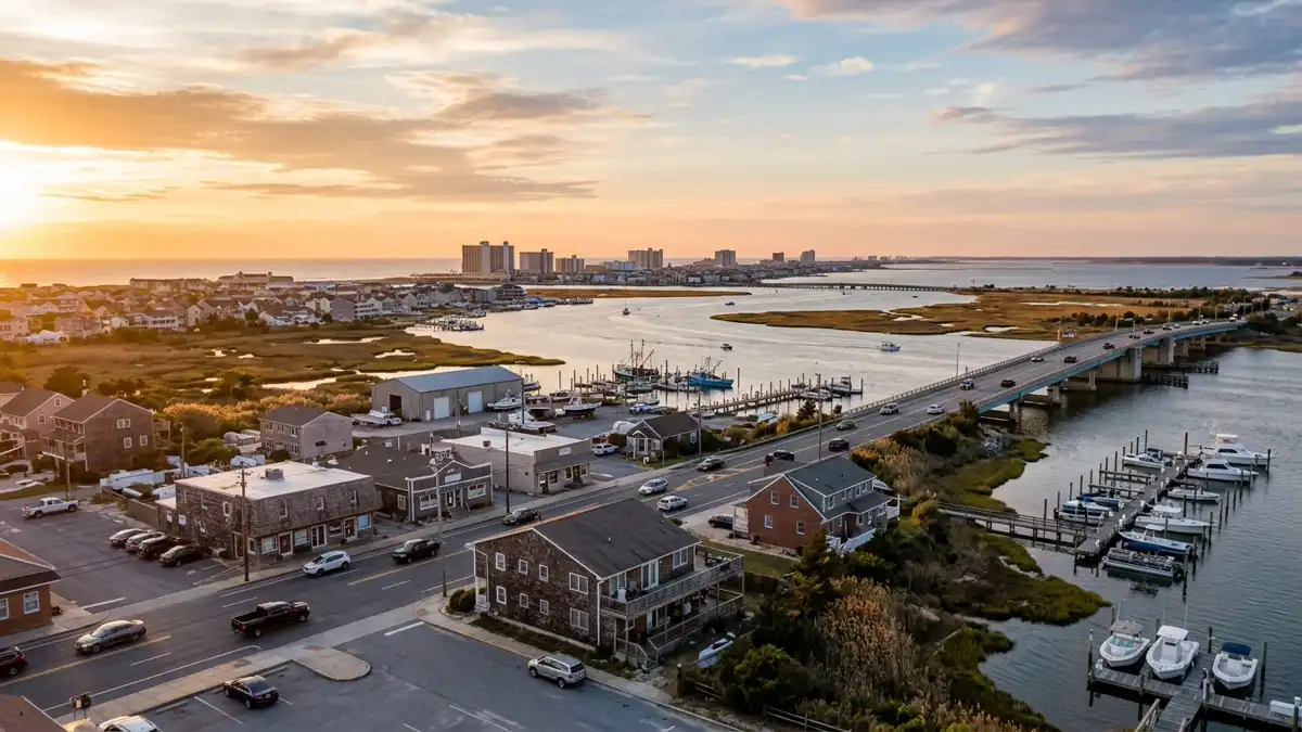 Public restroom locations mapped in West Ocean City, Maryland — 1 facility across zip codes 21842