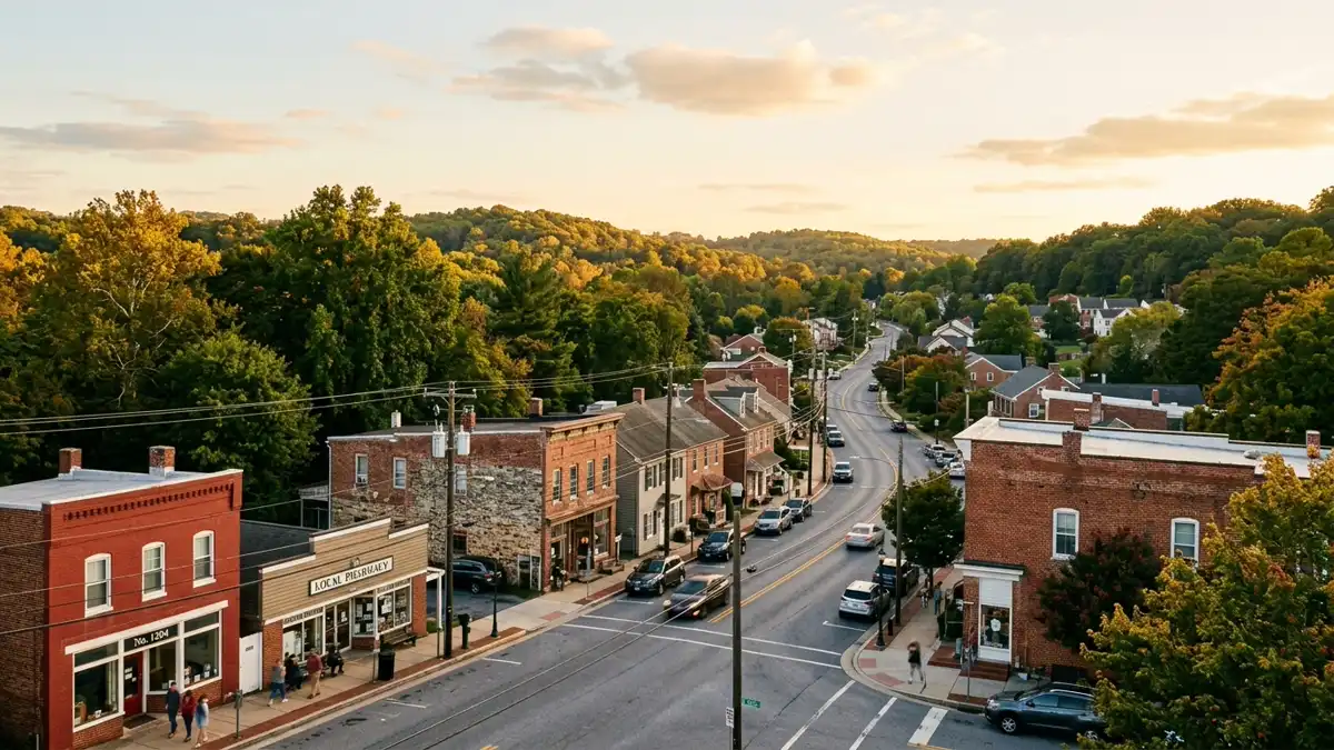 Public restroom locations mapped in Woodlawn, Maryland — 7 facilities across zip codes 21228, 21241, 21244