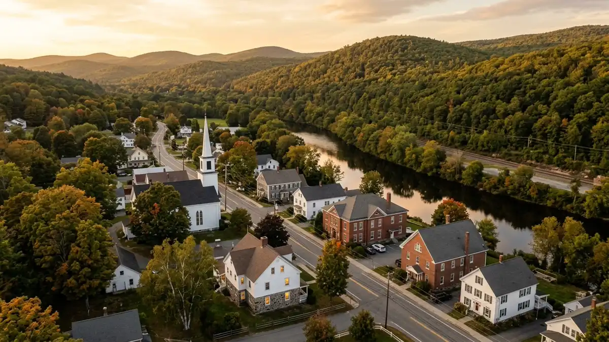Public restroom locations mapped in Erving, Massachusetts — 5 facilities across the city