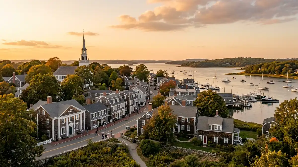 Public restroom locations mapped in Hingham, Massachusetts — 46 facilities across zip codes 02043, 02045, 02191