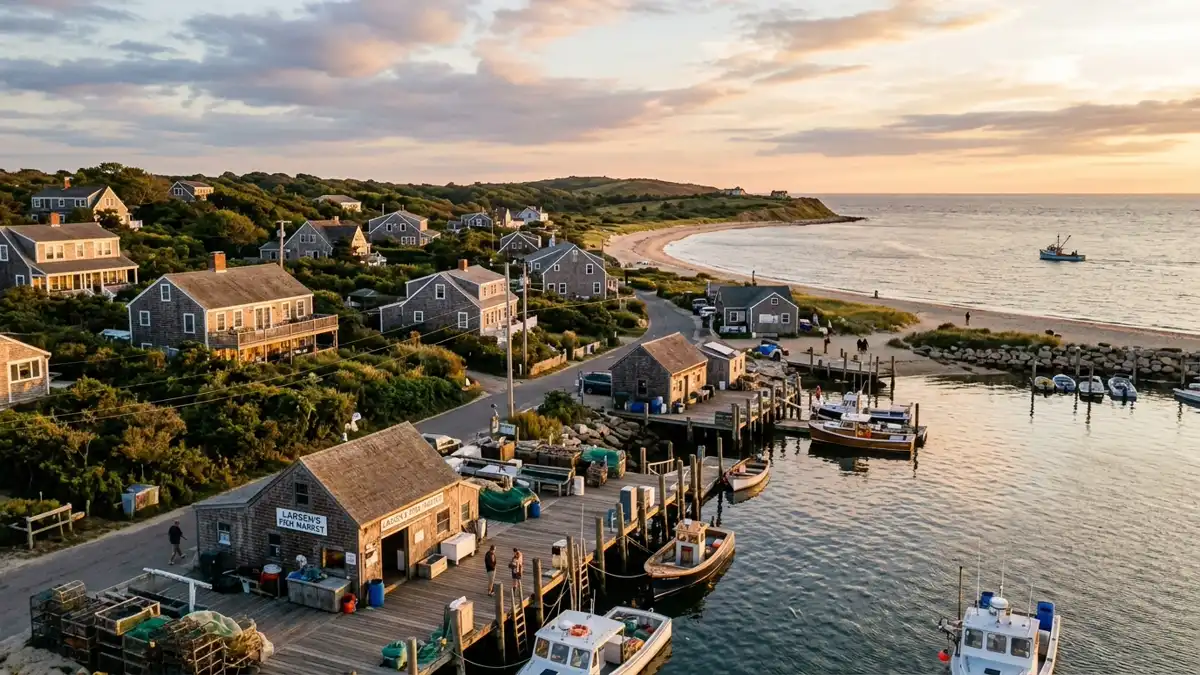Public restroom locations mapped in Menemsha, Massachusetts — 8 facilities across zip codes 02552
