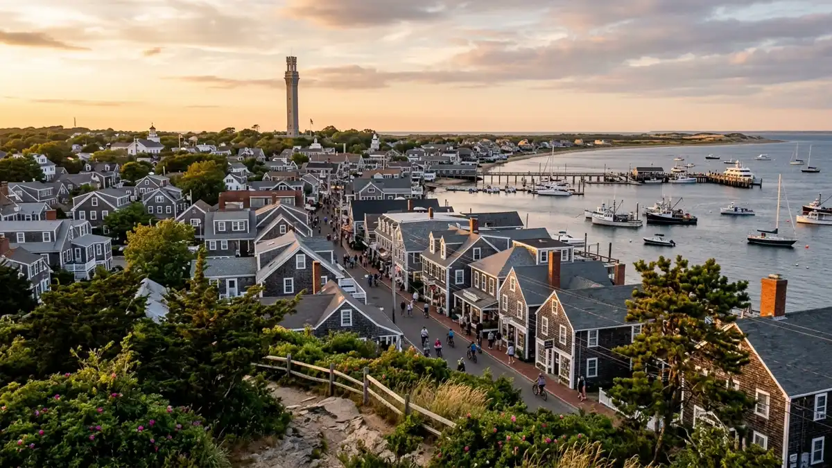 Public restroom locations mapped in Provincetown, Massachusetts — 36 facilities across zip codes 02657