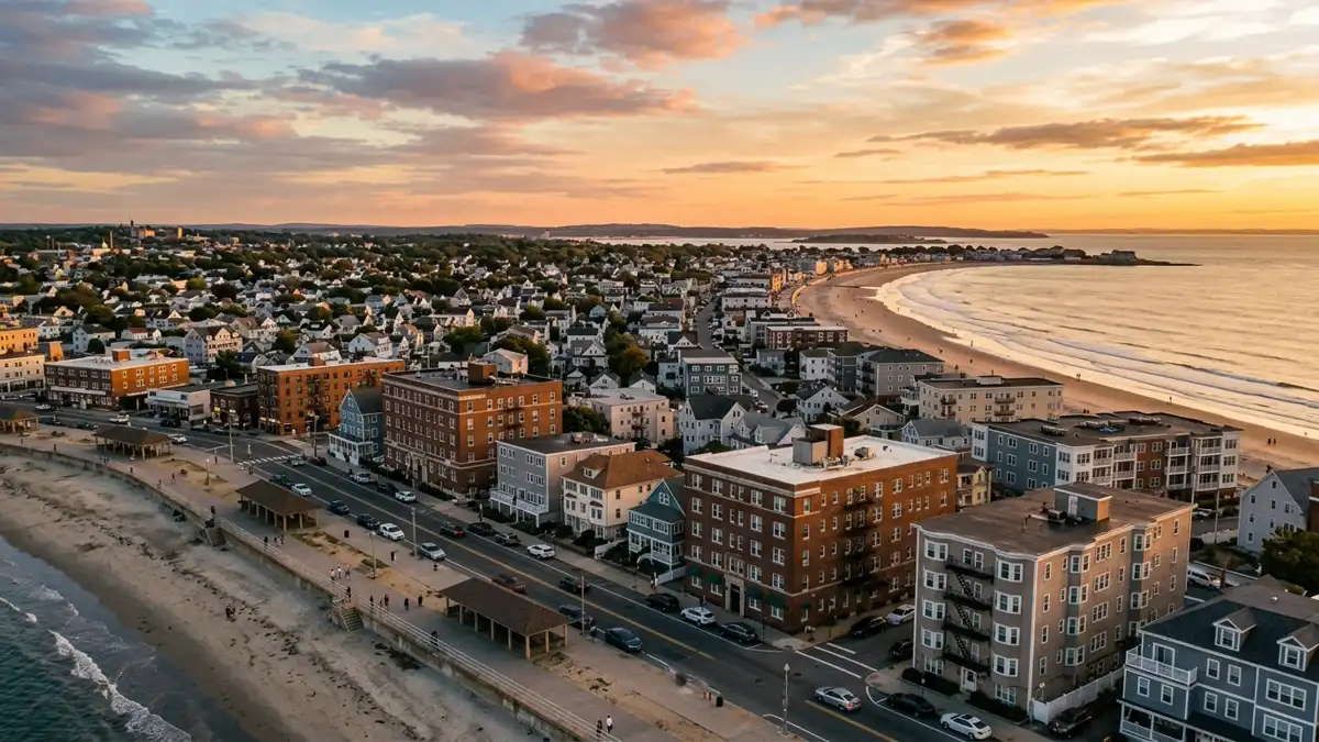 Public restroom locations mapped in Revere, Massachusetts — 6 facilities across zip codes 01251, 02151