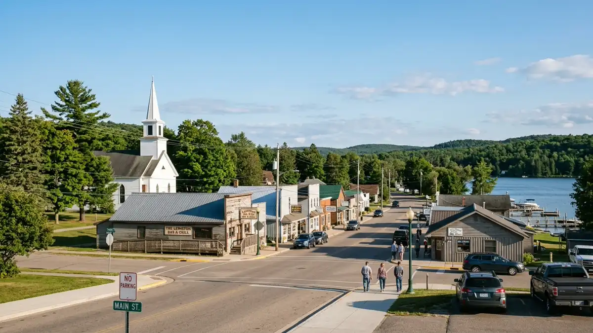 Public restroom locations mapped in Albert Township, Michigan — 1 facilities across the city