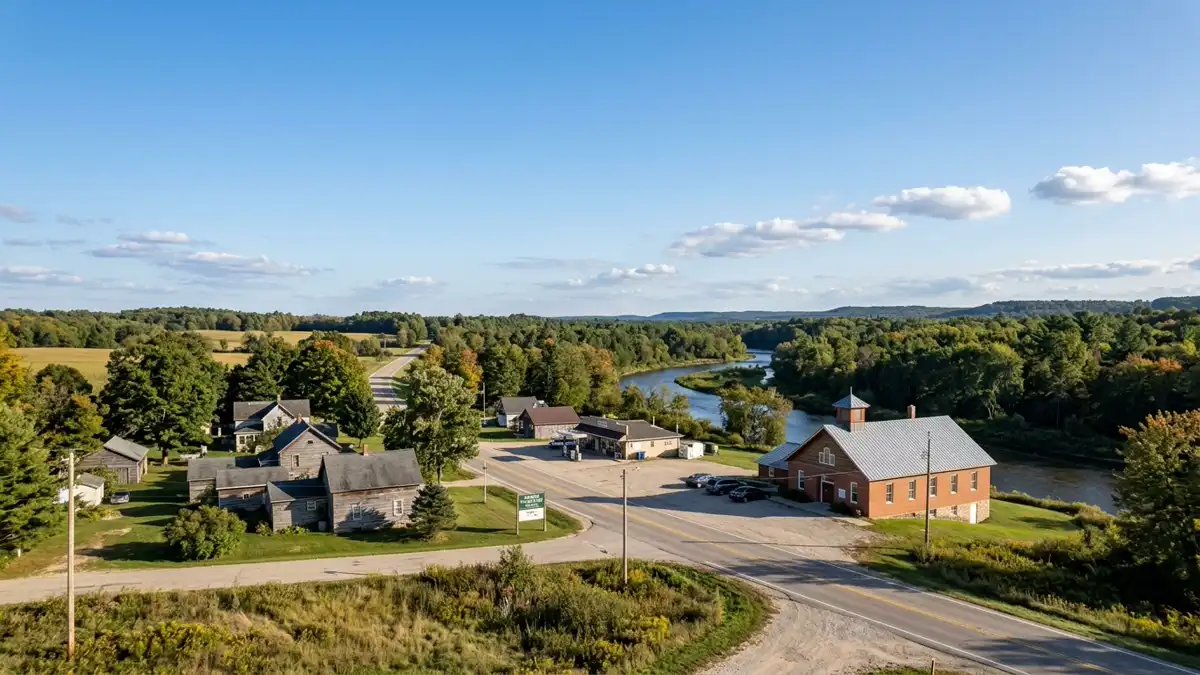 Public restroom locations mapped in Amber Township, Michigan — 1 facilities across zip codes 49431