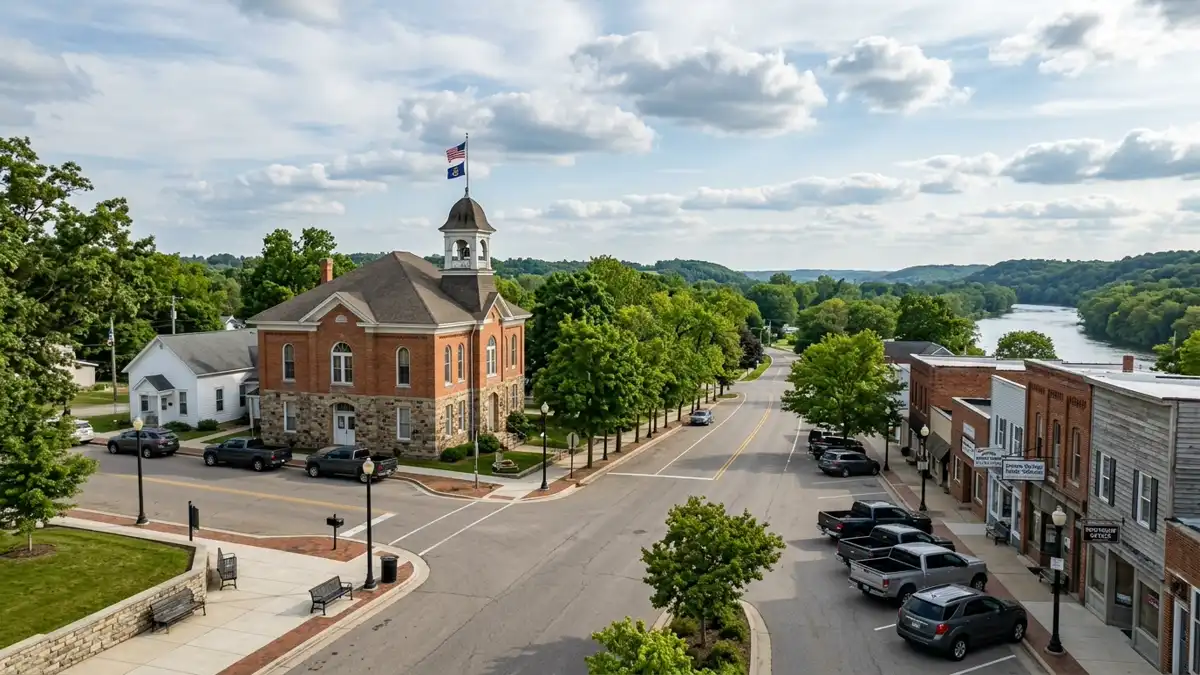Public restroom locations mapped in Berrien Township, Michigan — 3 facilities across zip codes 49102, 49103