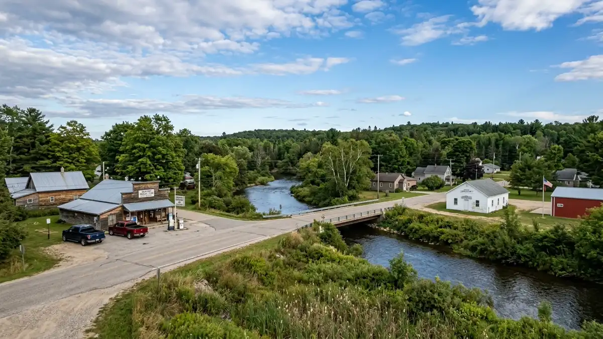 Public restroom locations mapped in Branch Township, Michigan — 1 facilities across zip codes 49458