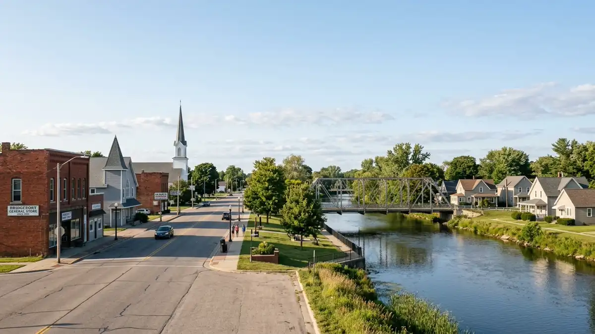 Public restroom locations mapped in Bridgeport Charter Township, Michigan — 1 facilities across the city