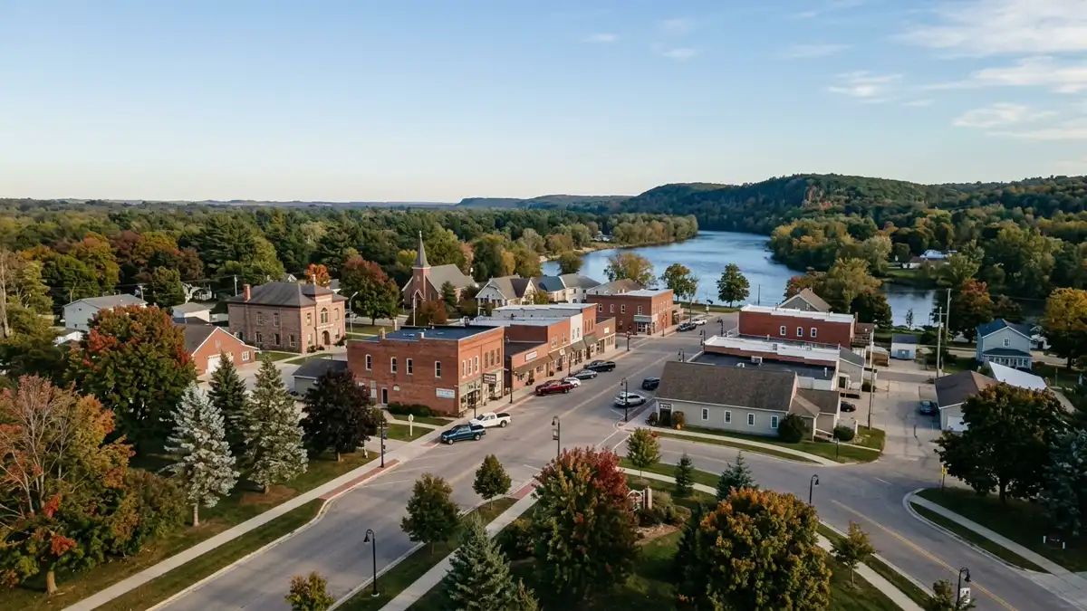 Public restroom locations mapped in Brooks Township, Michigan — 4 facilities across zip codes 49337