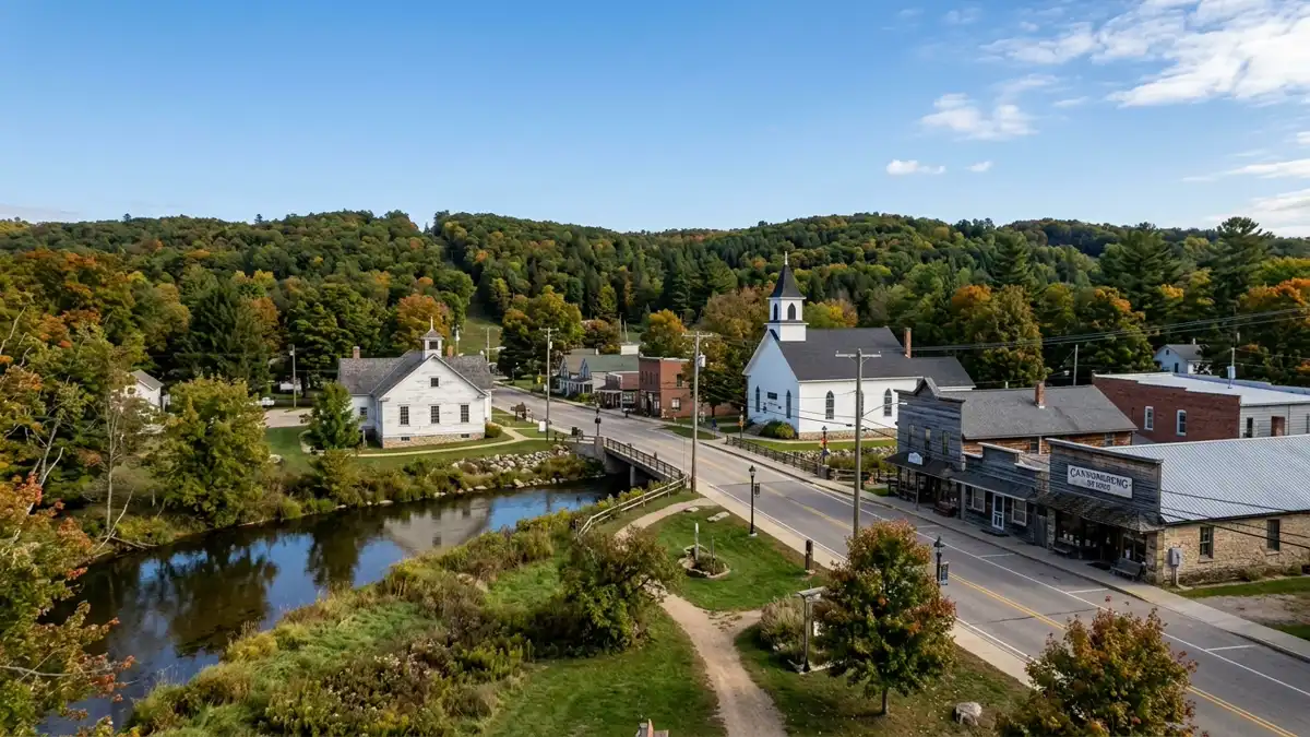 Public restroom locations mapped in Cannonsburg, Michigan — 9 facilities across zip codes 49341