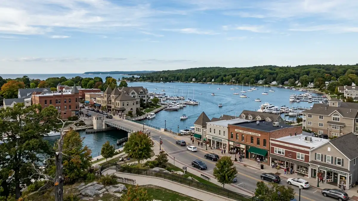 Public restroom locations mapped in Charlevoix, Michigan — 1 facilities across zip codes 49720