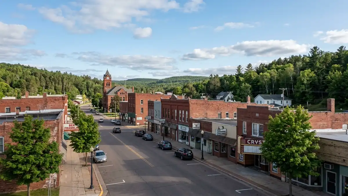 Public restroom locations mapped in Crystal Falls, Michigan — 1 facilities across zip codes 49920