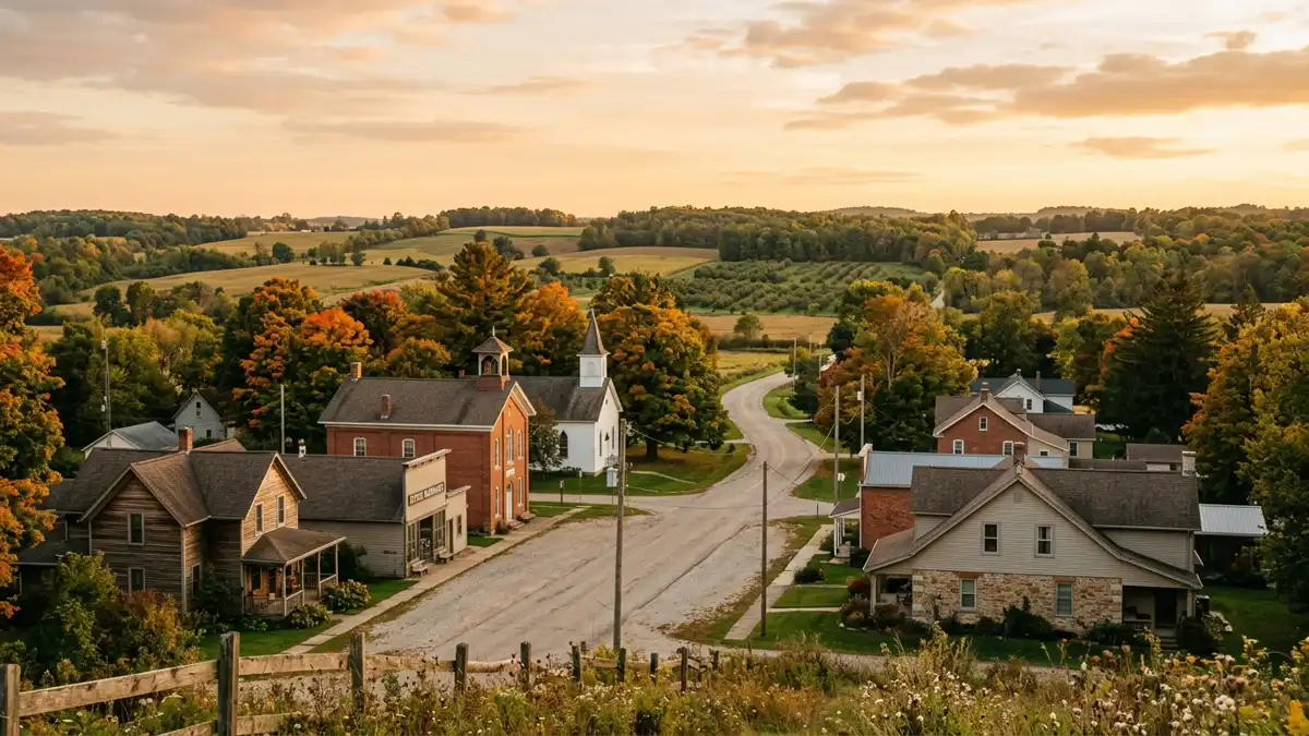 Public restroom locations mapped in Dover Township, Michigan — 4 facilities across the city