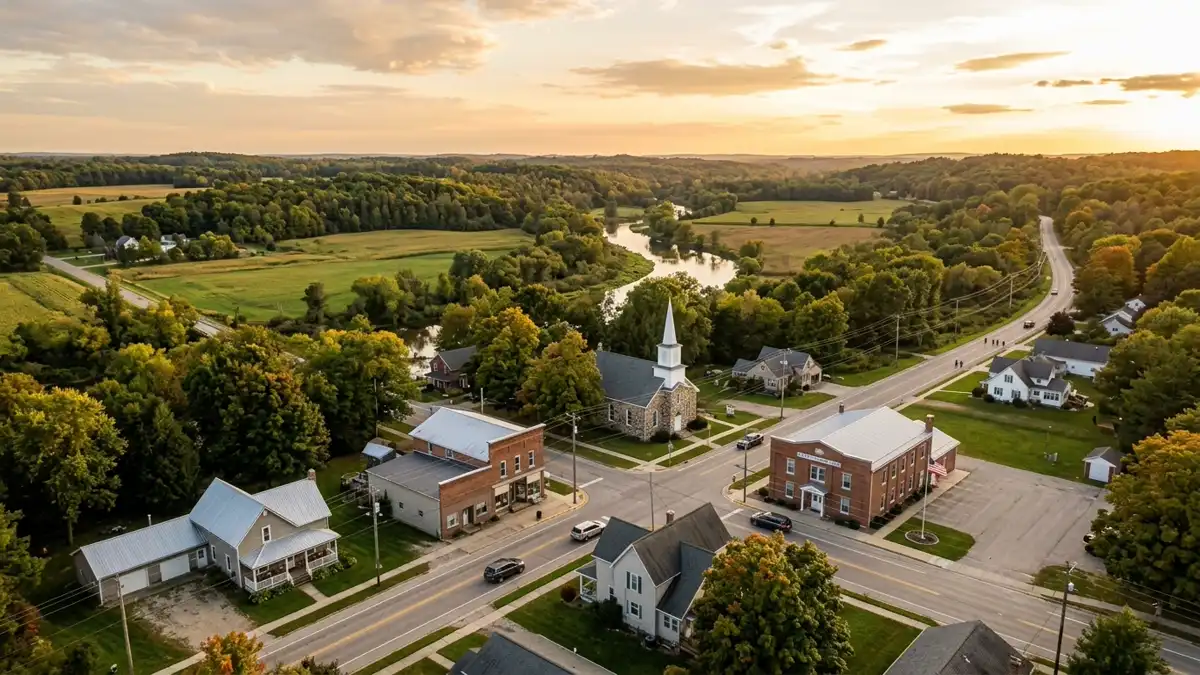 Public restroom locations mapped in Eagle Township, Michigan — 5 facilities across zip codes 48822, 48837