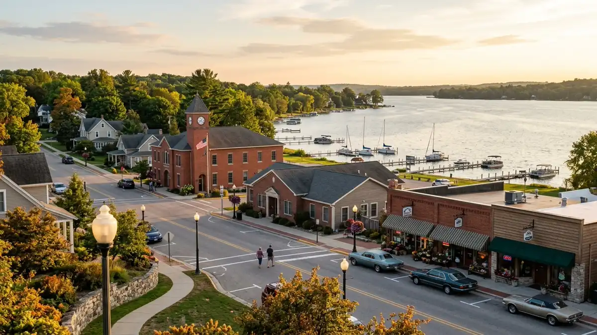 Public restroom locations mapped in Fruitport, Michigan — 1 facilities across zip codes 49415