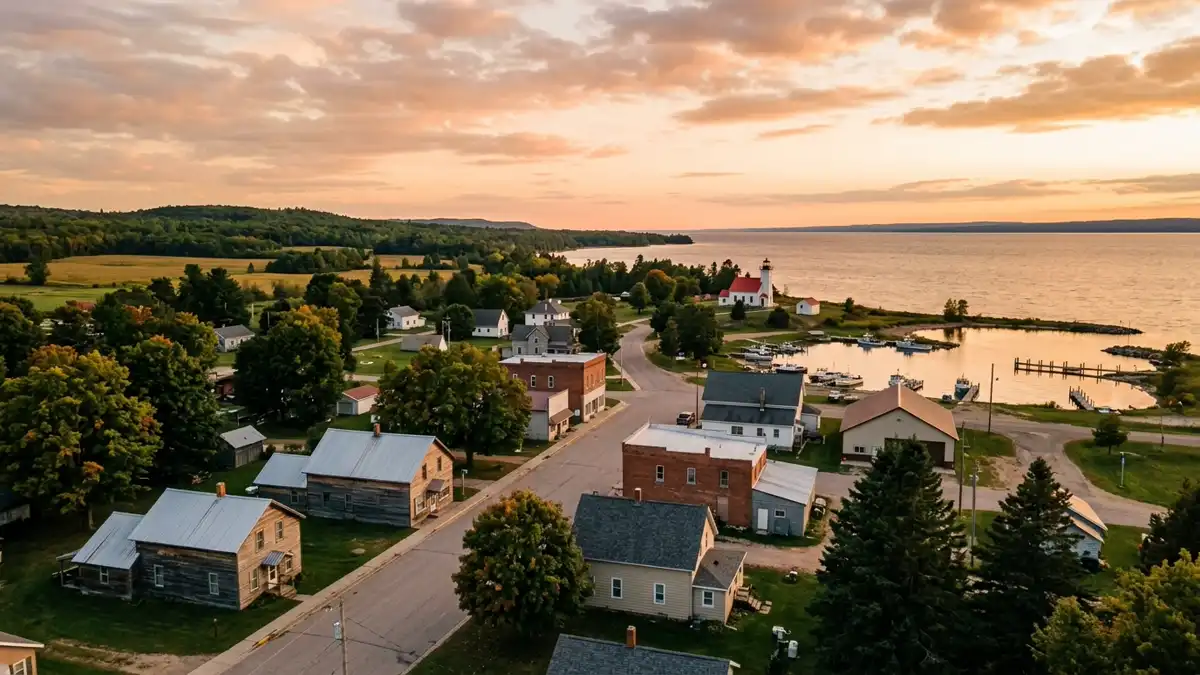 Public restroom locations mapped in Garden Township, Michigan — 2 facilities across zip codes 49835