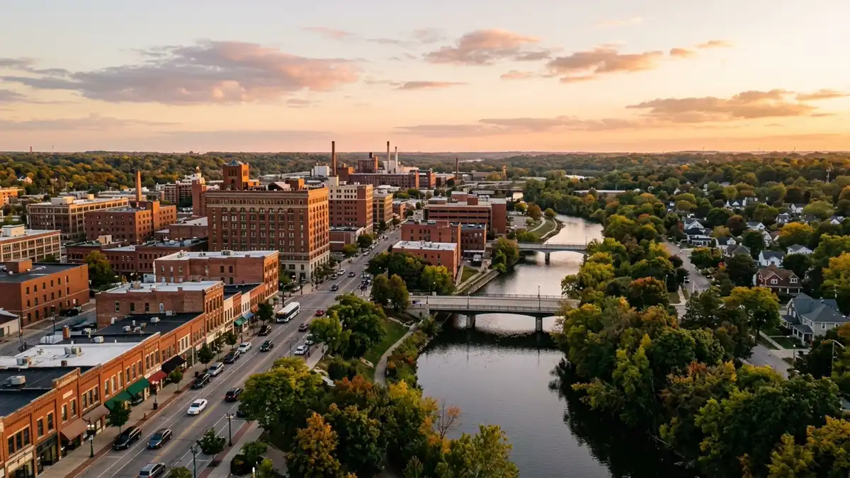 Public restroom locations mapped in Genesee County, Michigan — 48 facilities across zip codes 48423, 48430, 48433