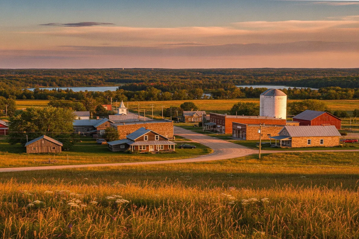 Public restroom locations mapped in Bigelow, Minnesota — 1 facility across zip codes 56117