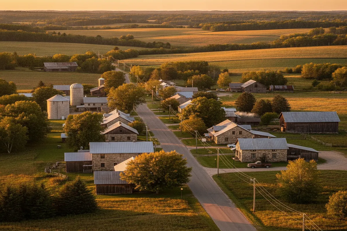 Public restroom locations mapped in Elba Township, Minnesota — 19 facilities across the city