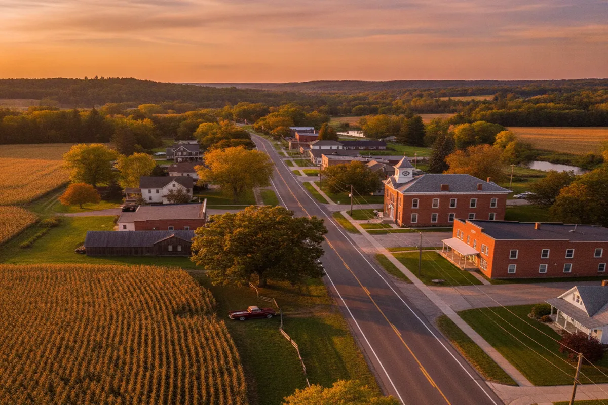 Public restroom locations mapped in Glencoe Township, Minnesota — 4 facilities across zip codes 55336
