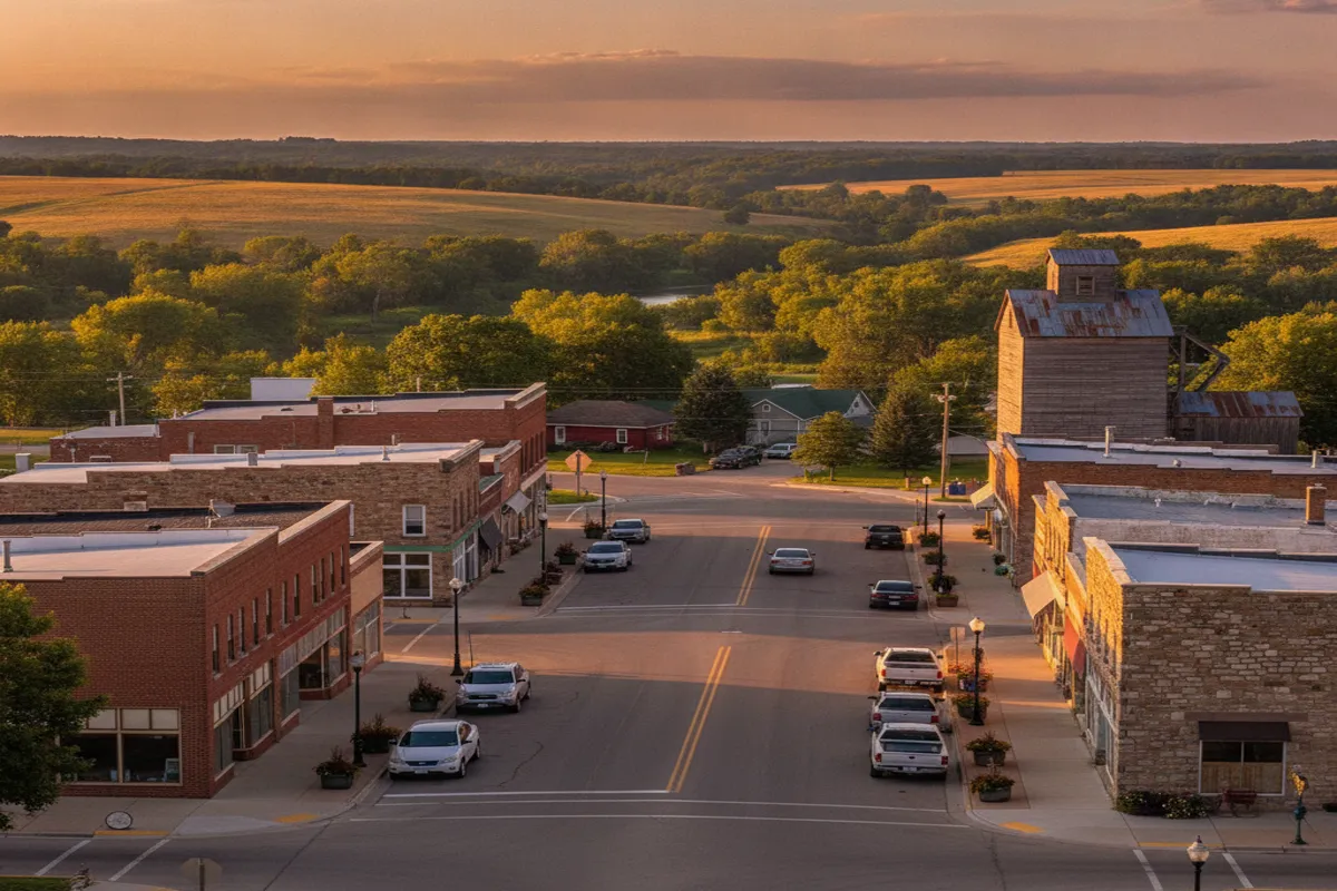 Public restroom locations mapped in Henning, Minnesota — 4 facilities across zip codes 56551