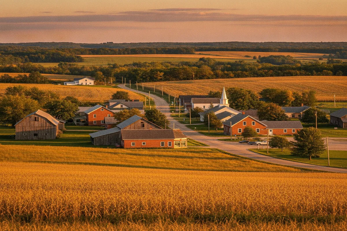 Public restroom locations mapped in Janesville Township, Minnesota — 9 facilities across zip codes 56048