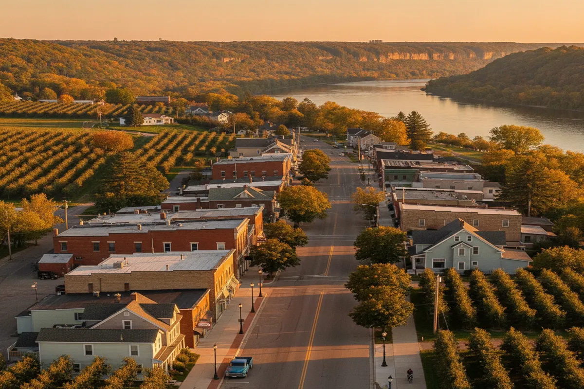 Public restroom locations mapped in La Crescent, Minnesota — 4 facilities across zip codes 55947