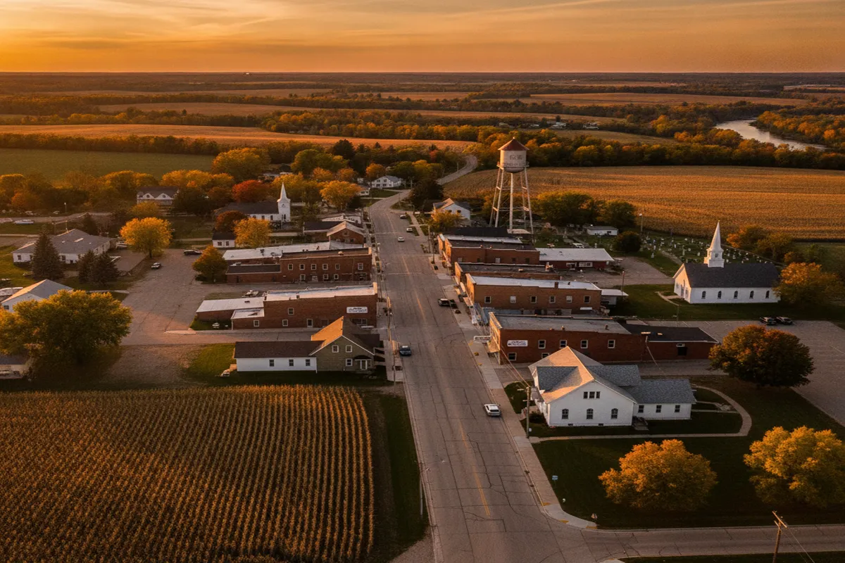 Public restroom locations mapped in Lester Prairie, Minnesota — 1 facility across zip codes 55354