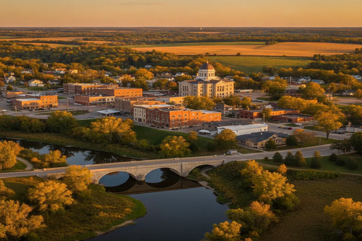 Public restroom locations mapped in Montevideo, Minnesota — 2 facilities across zip codes 56265